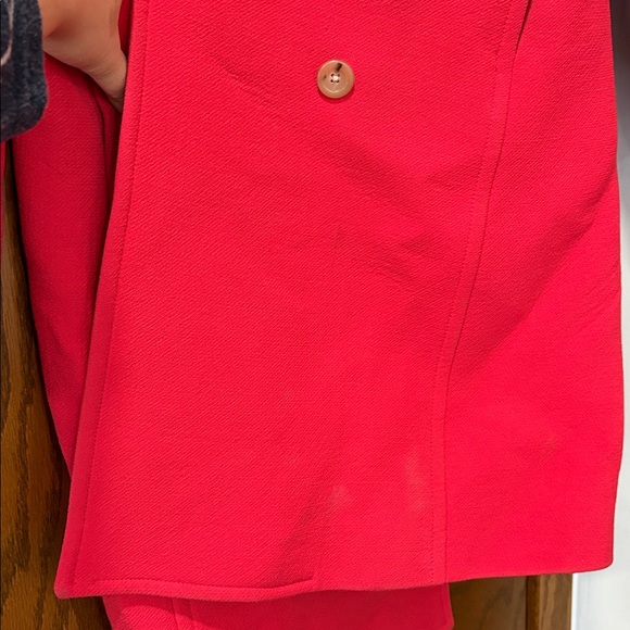 J. Crew Vintage Lady Day Lined Double Breasted Wool Thinsulate Pink Coral 56069 - Picture 9 of 10